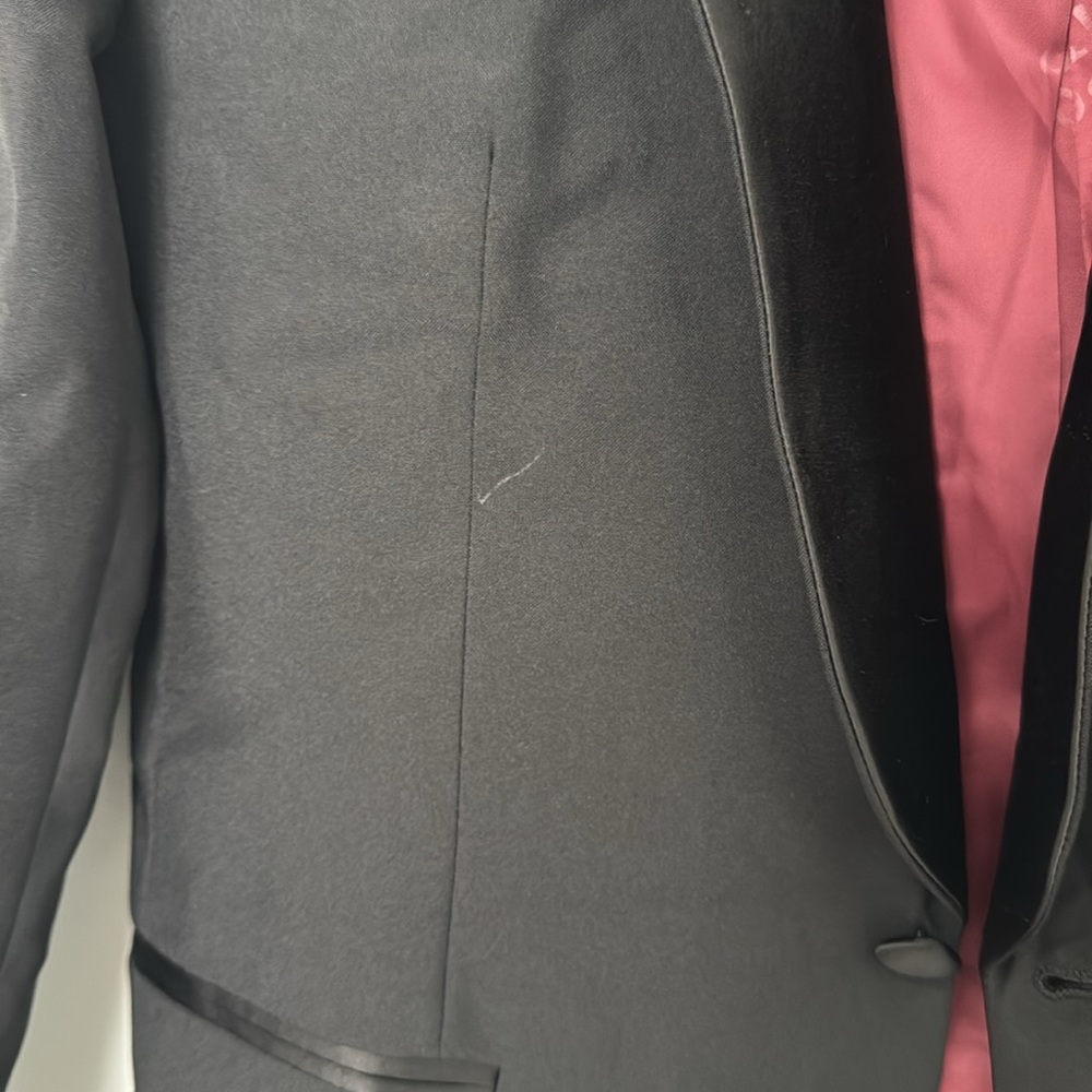 OppoSuits Black Tux Blazer - Size 38 - Picture 3 of 7